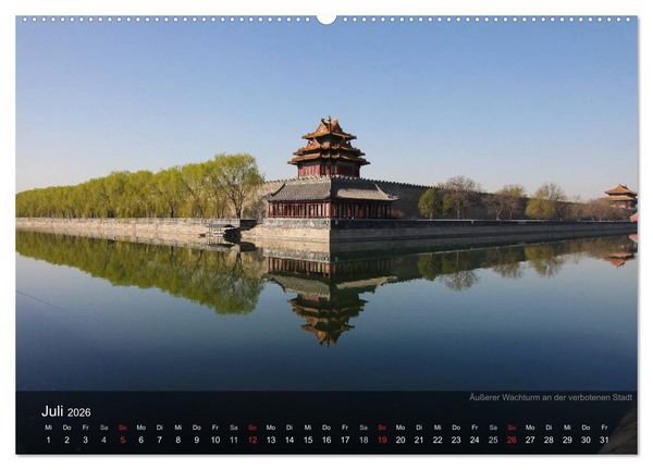 Produktbild: Erlebe China (Wandkalender 2026 DIN A2 quer), CALVENDO Monatskalender