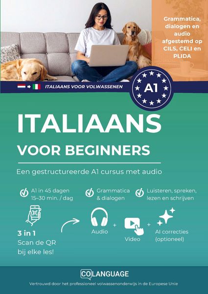 Produktbild: Italiaans voor beginners - een gestructureerde A1 cursus met audio