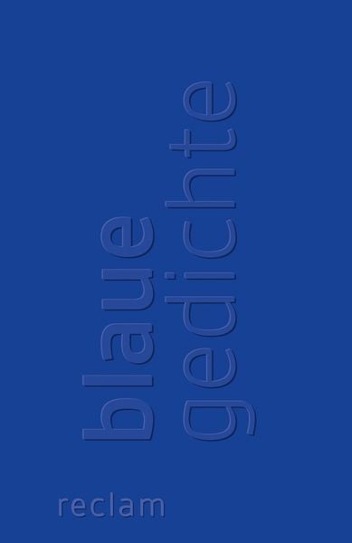 Produktbild: Blaue Gedichte