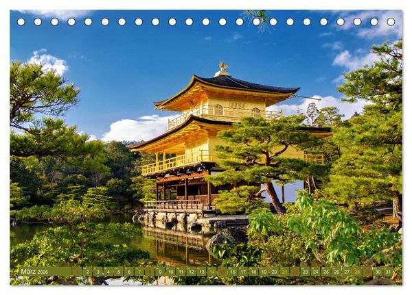 Produktbild: JAPAN - Im Land des L&auml;chelns (Tischkalender 2026 DIN A5 quer), CALVENDO Monatskalender