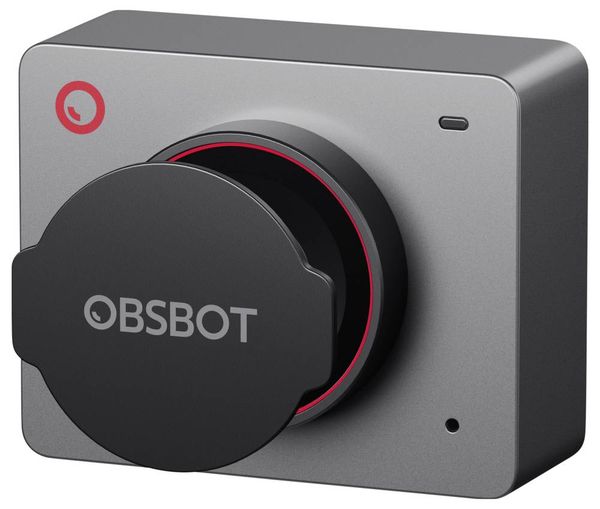 Produktbild: Obsbot MEET 2 4K-Webcam 3840 x 2160 Pixel Schnelles Auto-Tracking per AI, Magnet-Halterung, Gestensteuerung, Mikrofon