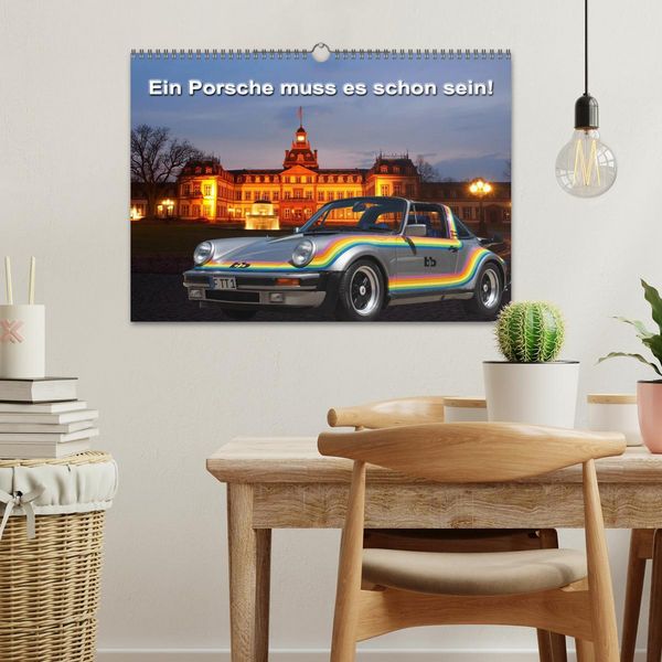Produktbild: Ein Porsche muss es schon sein! (Wandkalender 2026 DIN A3 quer), CALVENDO Monatskalender