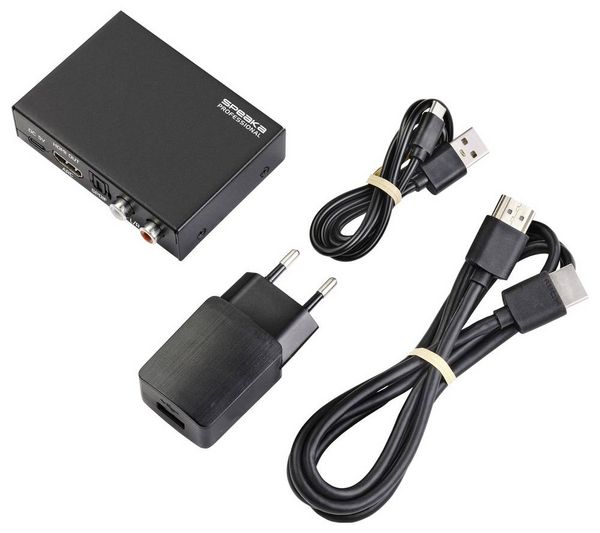 Produktbild: SpeaKa Professional Audio Extraktor SP-HDA-190 [HDMI - HDMI] 3840 x 2160 Pixel