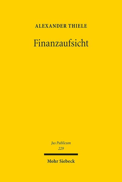Produktbild: Finanzaufsicht