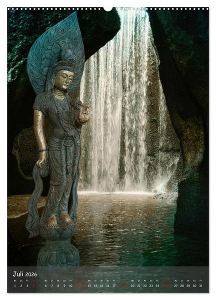 Produktbild: Kraft mit Buddha (Wandkalender 2026 DIN A2 hoch), CALVENDO Monatskalender