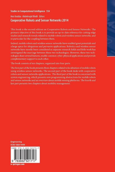 Produktbild: Cooperative Robots and Sensor Networks 2014