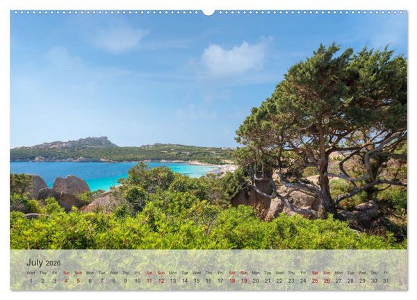 Produktbild: Wonderful Sardinia (Wall Calendar 2026 DIN A2 landscape), CALVENDO 12 Month Wall Calendar