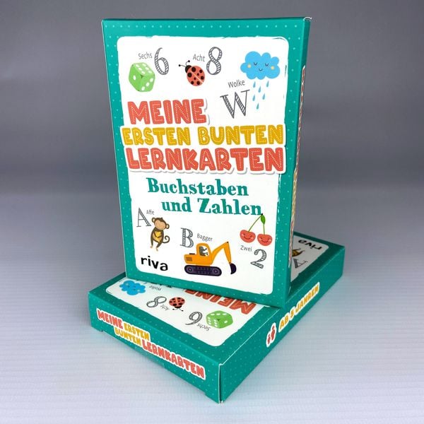 Produktbild: Meine ersten bunten Lernkarten &ndash; Buchstaben und Zahlen