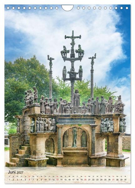 Produktbild: Kalvarien in der Bretagne (Wandkalender 2027 DIN A4 hoch), CALVENDO Monatskalender