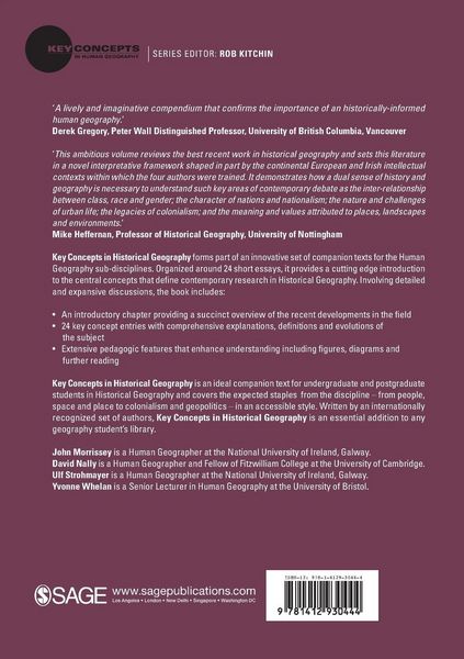 Produktbild: Key Concepts in Historical Geography