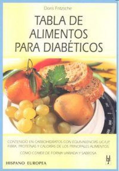 Produktbild: Tabla de alimentos para diab&eacute;ticos