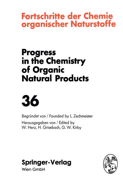 Produktbild: Fortschritte der Chemie Organischer Naturstoffe / Progress in the Chemistry of Organic Natural Products