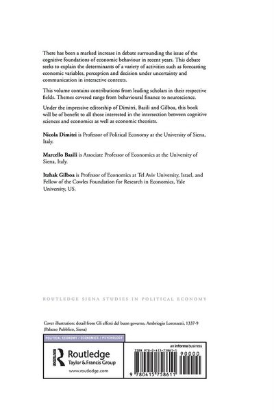 Produktbild: Cognitive Processes and Economic Behaviour