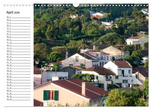 Produktbild: Azoren - S&atilde;o Miguel (Wandkalender 2026 DIN A3 quer), CALVENDO Monatskalender