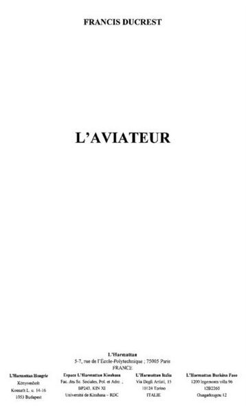 Produktbild: Aviateur l'