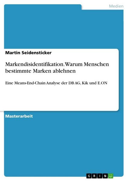 Produktbild: Markendisidentifikation. Warum Menschen bestimmte Marken ablehnen