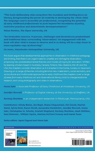 Produktbild: Postdevelopmental Approaches to Pedagogical Observation in Childhood