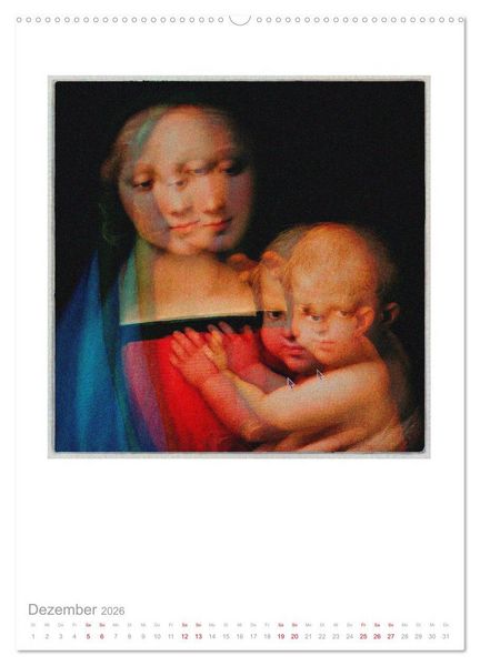 Produktbild: Florenz, Uffizien (Wandkalender 2026 DIN A2 hoch), CALVENDO Monatskalender