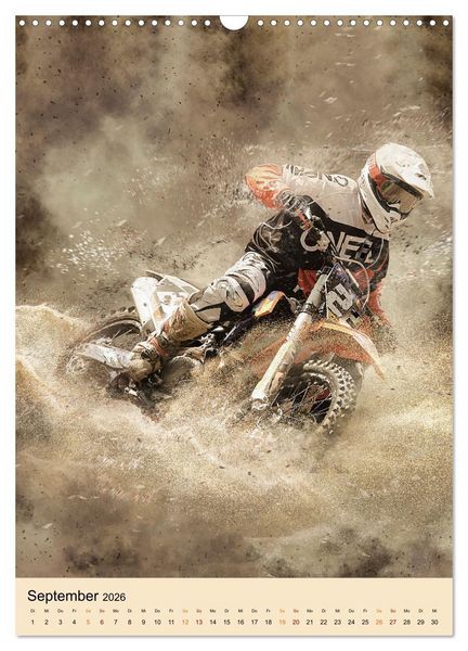 Produktbild: Motocross - Sport der Extreme (Wandkalender 2026 DIN A3 hoch), CALVENDO Monatskalender