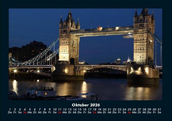 Produktbild: London - Impressionen 2026 Fotokalender DIN A4