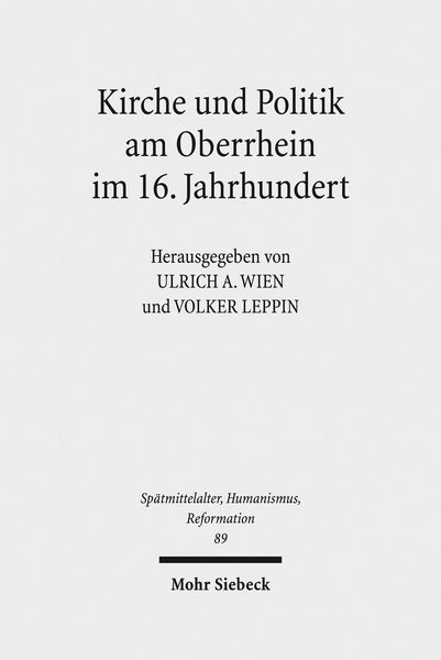 Produktbild: Kirche und Politik am Oberrhein im 16. Jahrhundert