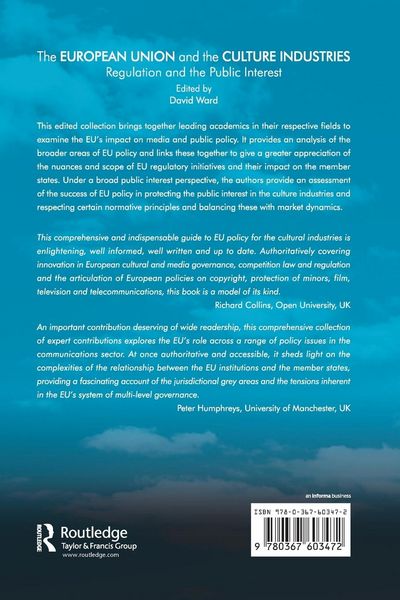 Produktbild: The European Union and the Culture Industries