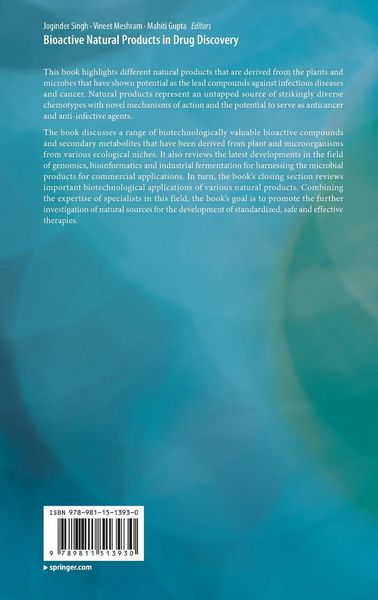 Produktbild: Bioactive Natural products in Drug Discovery