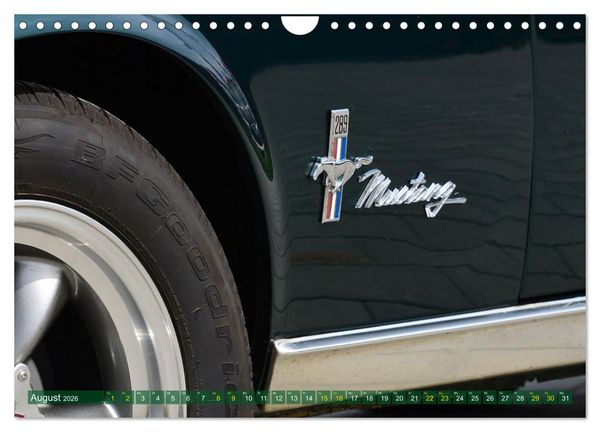 Produktbild: Ein Pony zum verlieben - Ford Mustang 1968 (Wandkalender 2026 DIN A4 quer), CALVENDO Monatskalender