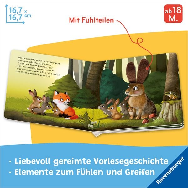 Produktbild: Mein erstes Vorlese-F&uuml;hlbuch - Bist du ein Fuchs?