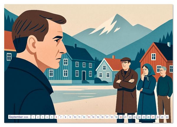 Produktbild: Siegfried Lenz (Wandkalender 2026 DIN A2 quer), CALVENDO Monatskalender