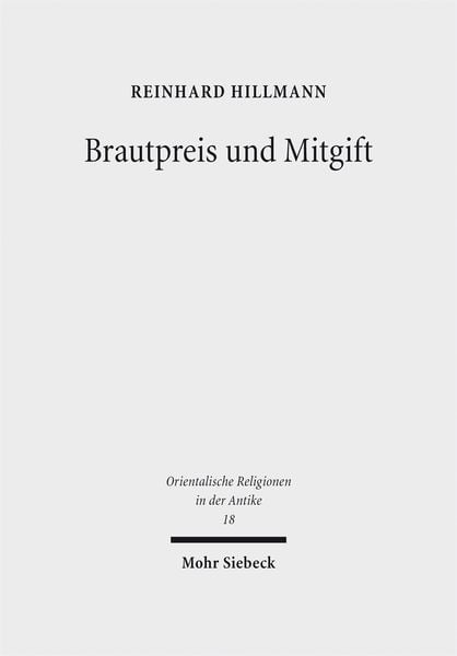 Produktbild: Brautpreis und Mitgift