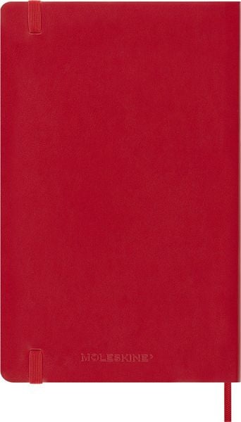 Produktbild: Moleskine 12 Monate Tageskalender 2027, Large/A5, 1 Tag = 1 Seite, Weicher Einband, Scharlachrot