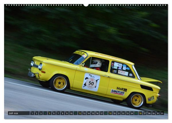 Produktbild: OLDTIMER BERGRENNEN - Kleine Flitzer (Wandkalender 2026 DIN A2 quer), CALVENDO Monatskalender