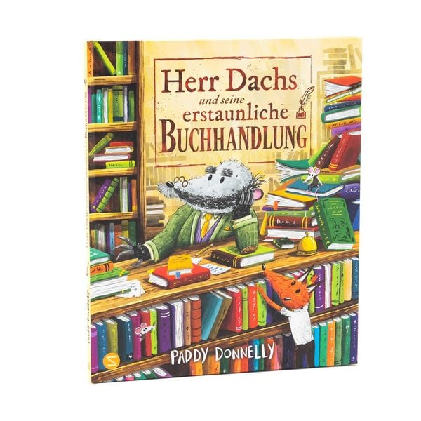 Produktbild: Herr Dachs und seine erstaunliche Buchhandlung