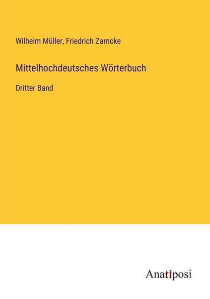 Mittelhochdeutsches Wörterbuch