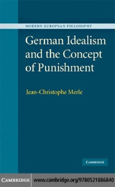 Produktbild: German Idealism and the Concept of Punishment