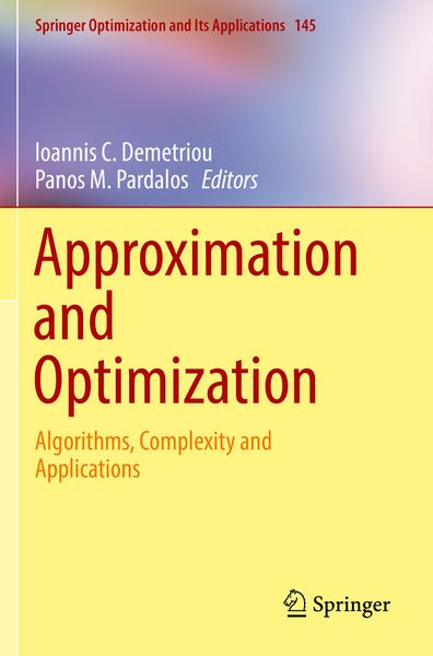 Produktbild: Approximation and Optimization