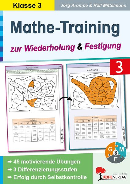 Produktbild: Mathe-Training zur Wiederholung und Festigung / Klasse 3