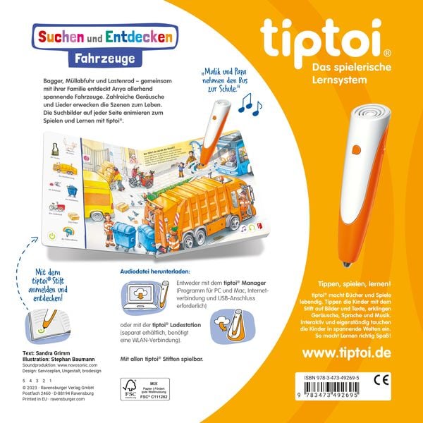 Produktbild: Tiptoi® Suchen und Entdecken - Fahrzeuge