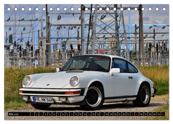Produktbild: Porsche 911 SC pure &Auml;sthetik (Tischkalender 2026 DIN A5 quer), CALVENDO Monatskalender