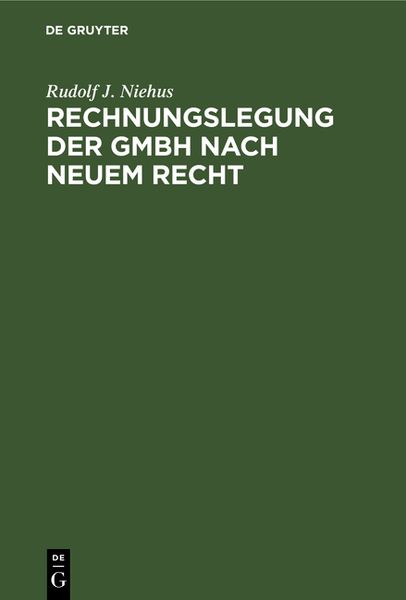 Produktbild: Rechnungslegung der GmbH nach neuem Recht