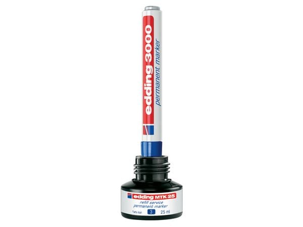 Produktbild: Edding 3000 Permanentmarker, schwarz