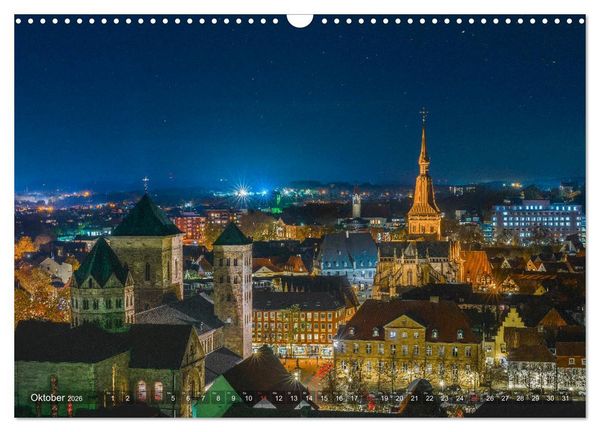 Produktbild: Osnabr&uuml;ck f&uuml;r Nachtschw&auml;rmer (Wandkalender 2026 DIN A3 quer), CALVENDO Monatskalender