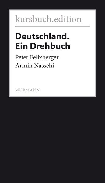 Produktbild: Deutschland. Ein Drehbuch