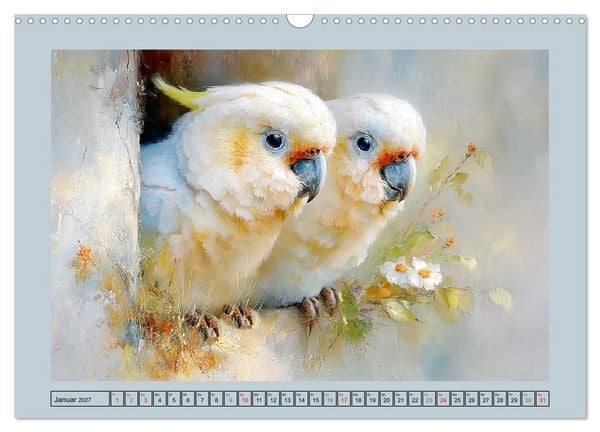 Produktbild: Kakadus. Papageien an Australiens K&uuml;ste (Wandkalender 2027 DIN A3 quer), CALVENDO Monatskalender