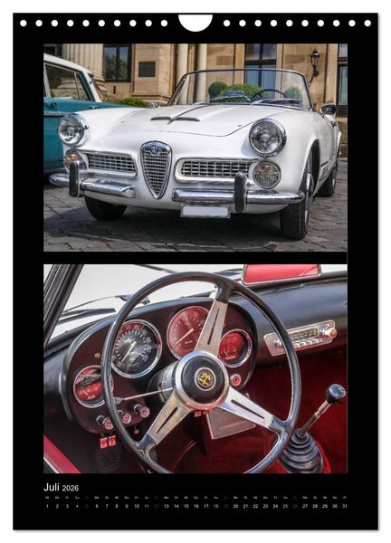 Produktbild: Klassische Oldtimer (Wandkalender 2026 DIN A4 hoch), CALVENDO Monatskalender