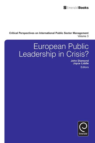 Produktbild: European Public Leadership in Crisis?