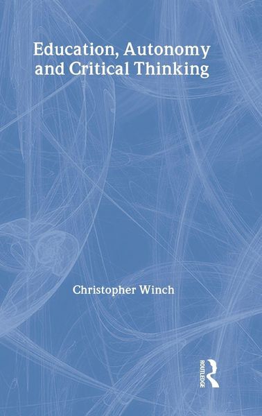 Produktbild: Education, Autonomy and Critical Thinking