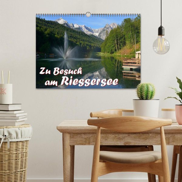Produktbild: Zu Besuch am Riessersee (Wandkalender 2026 DIN A3 quer), CALVENDO Monatskalender