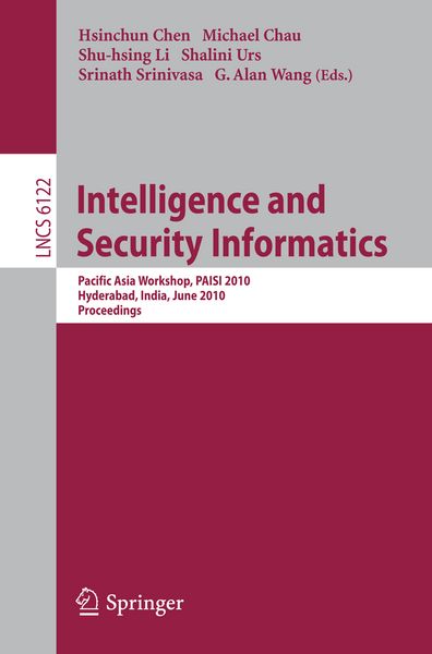 Produktbild: Intelligence and Security Informatics